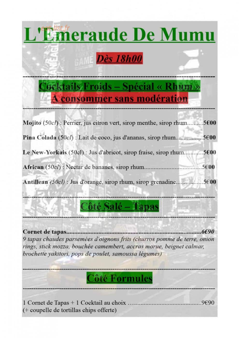 L'Emeraude de Mumu — carte page 3