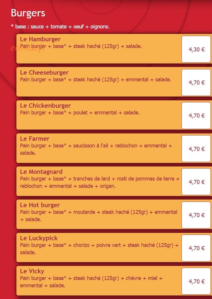 Lucky Pizza — carte page 7