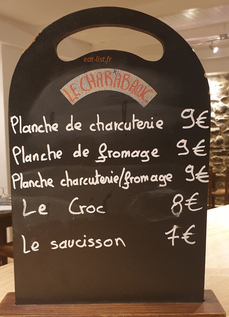 Le Charabanc — carte page 4