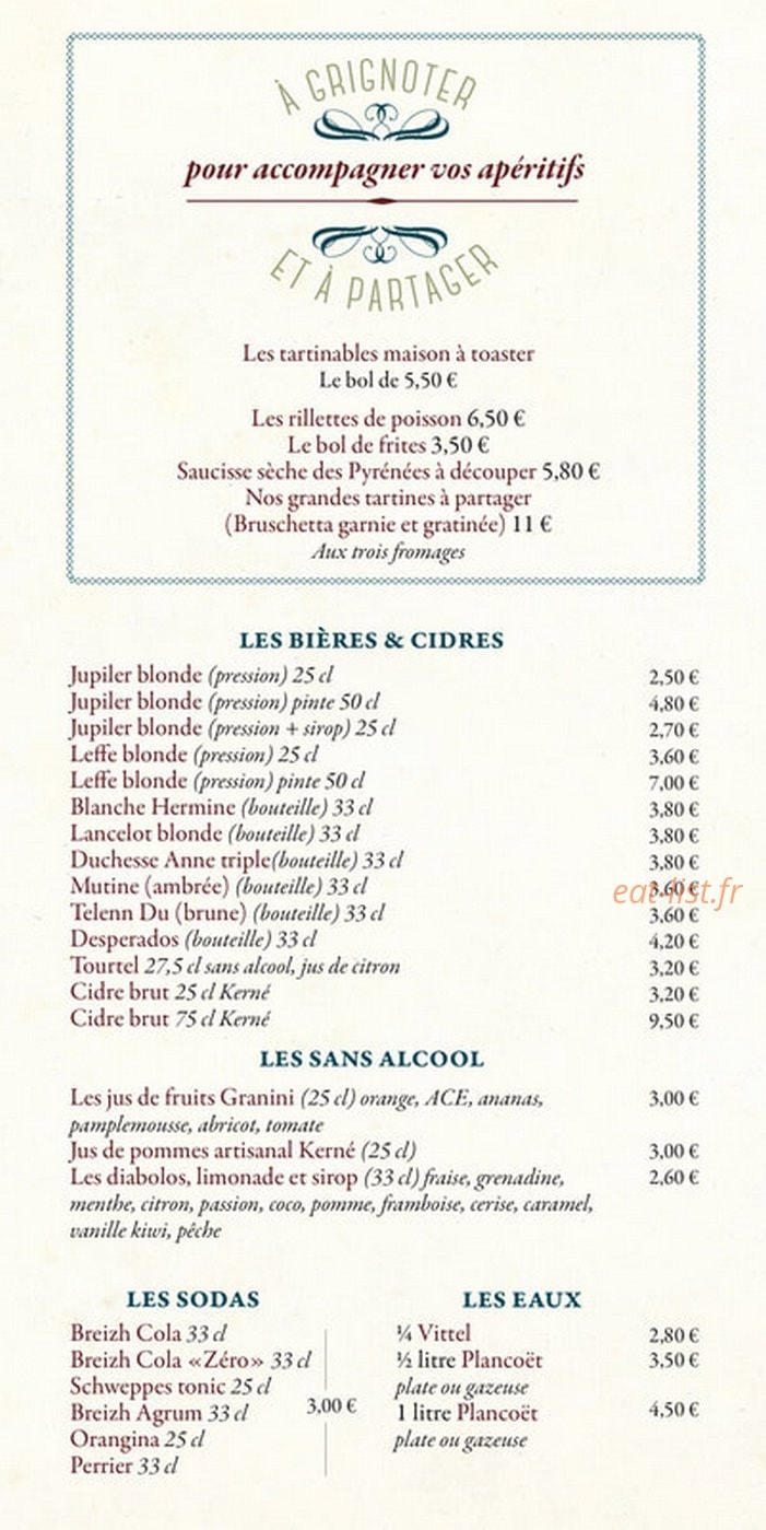 Le Chenal — carte page 4