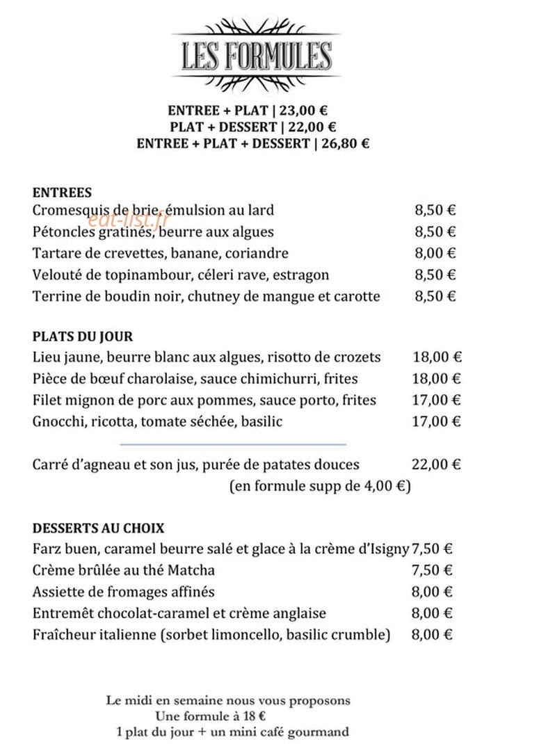 Le Chenal — carte page 1