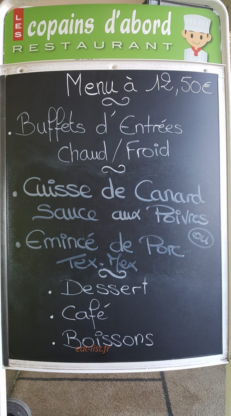 Les copains d'abord — carte page 1