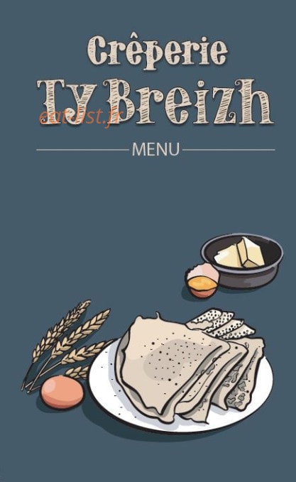 Crêperie Ty Breizh — carte page 1