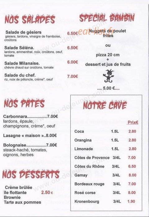 La Grande Miche — carte page 3
