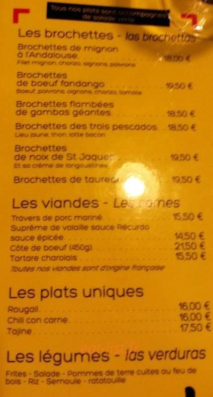 L'hacienda — carte page 2
