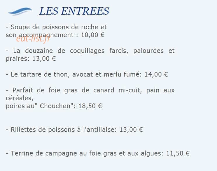 La Corniche — carte page 2