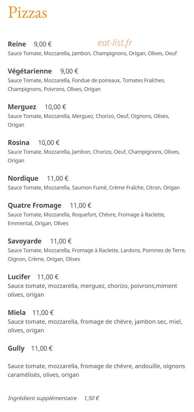 La creperie de kerurus — carte page 2