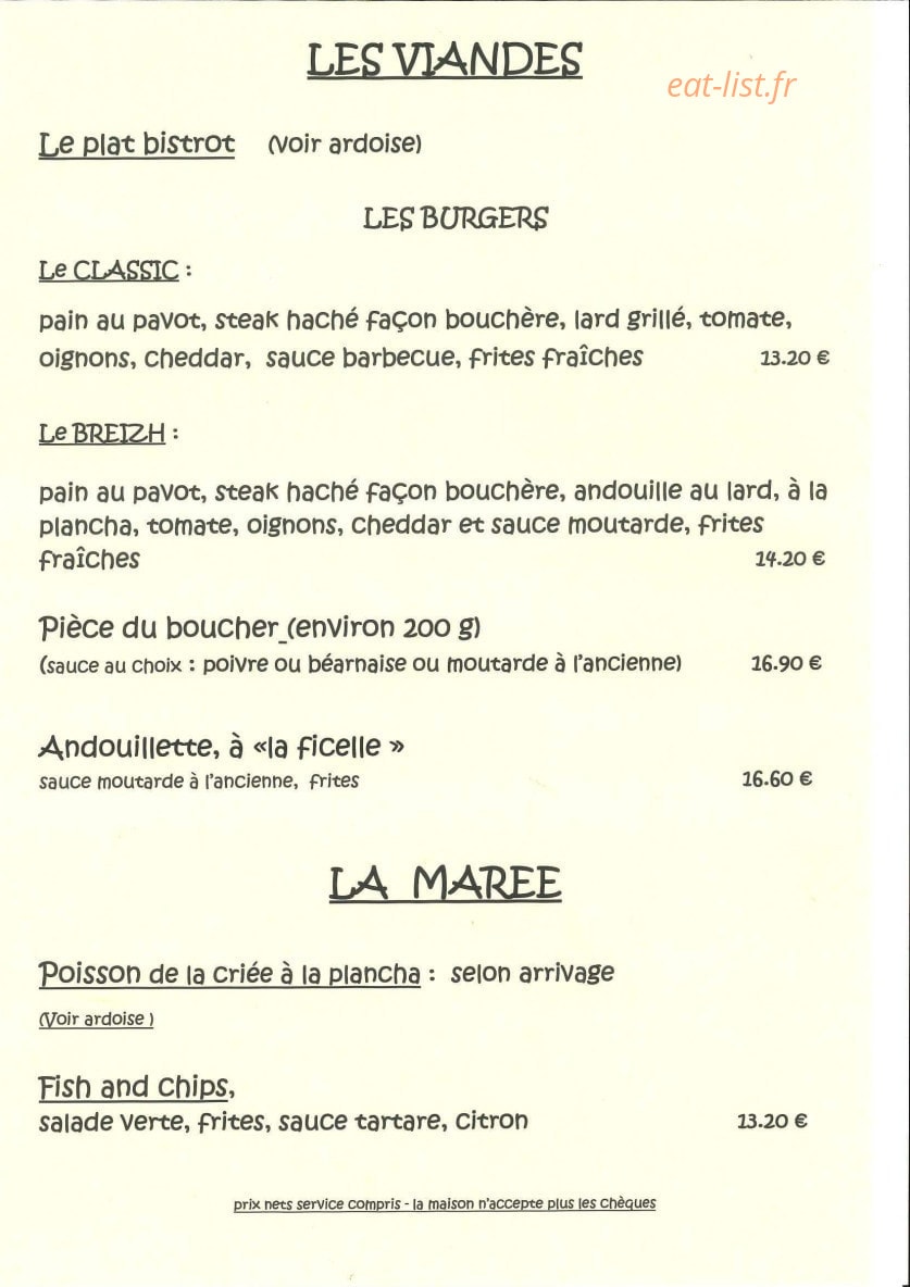Café de l'Atlantic — carte page 3
