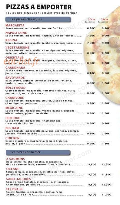 Chicago Slice Pizza — carte page 2