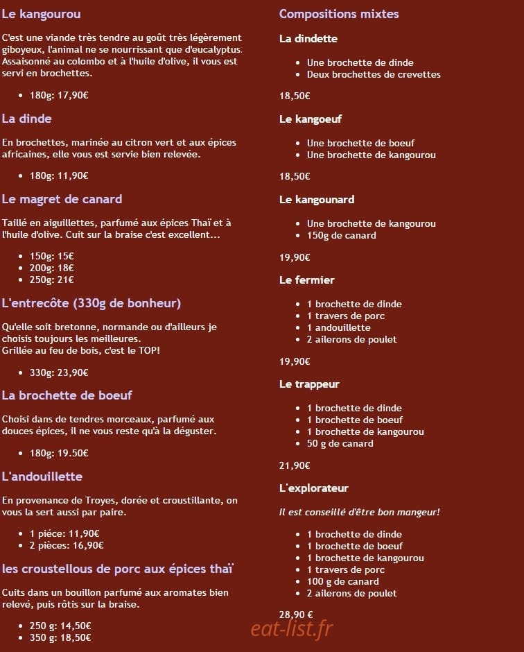 L'Ancre — carte page 3