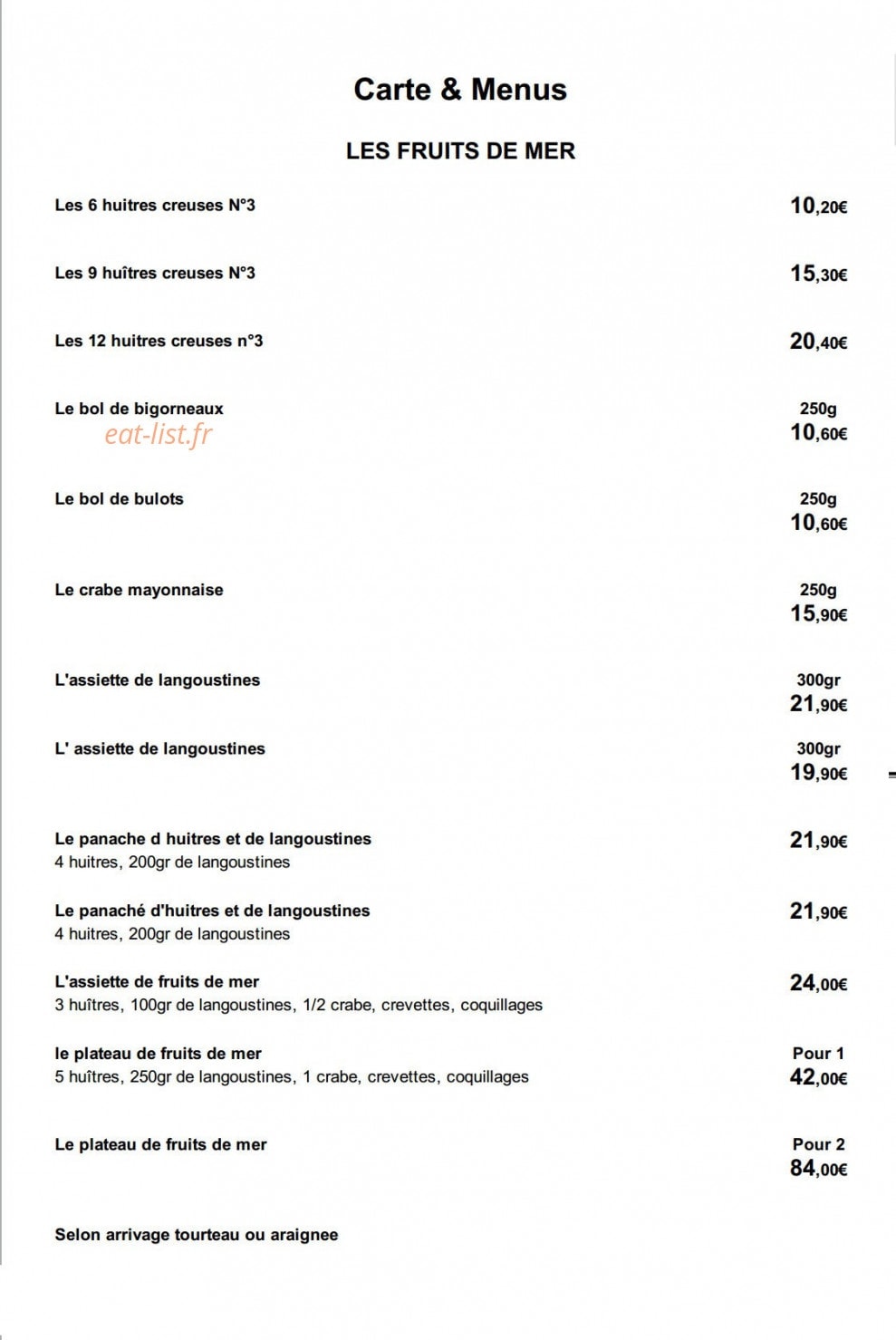 Le belem — carte page 2