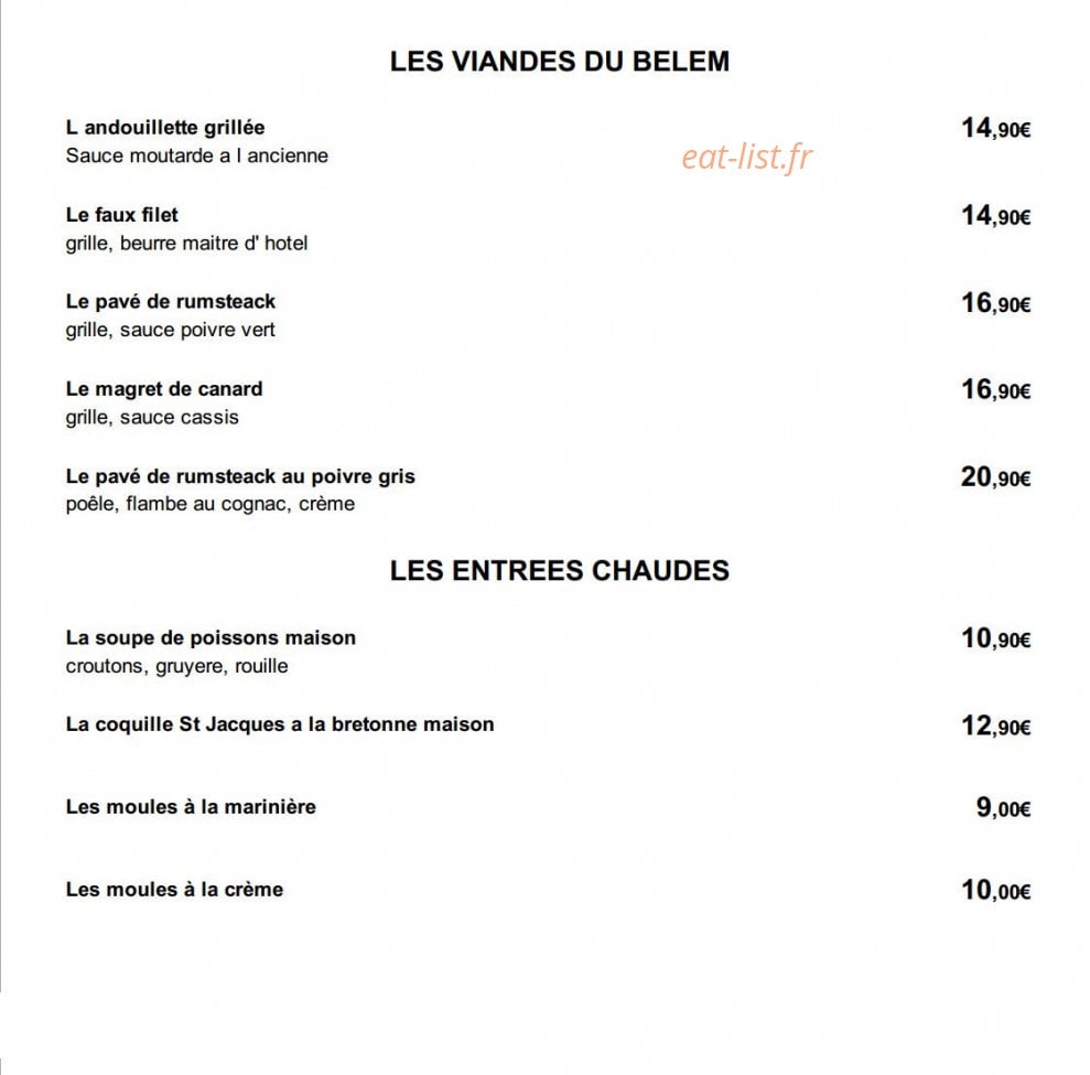 Le belem — carte page 8