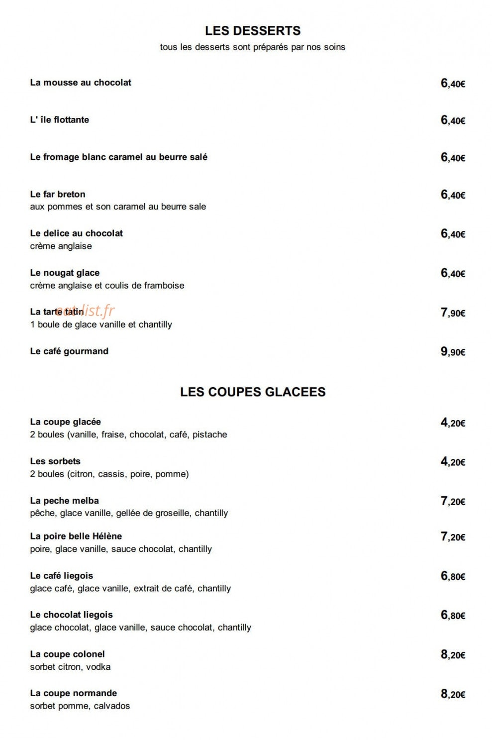 Le belem — carte page 6