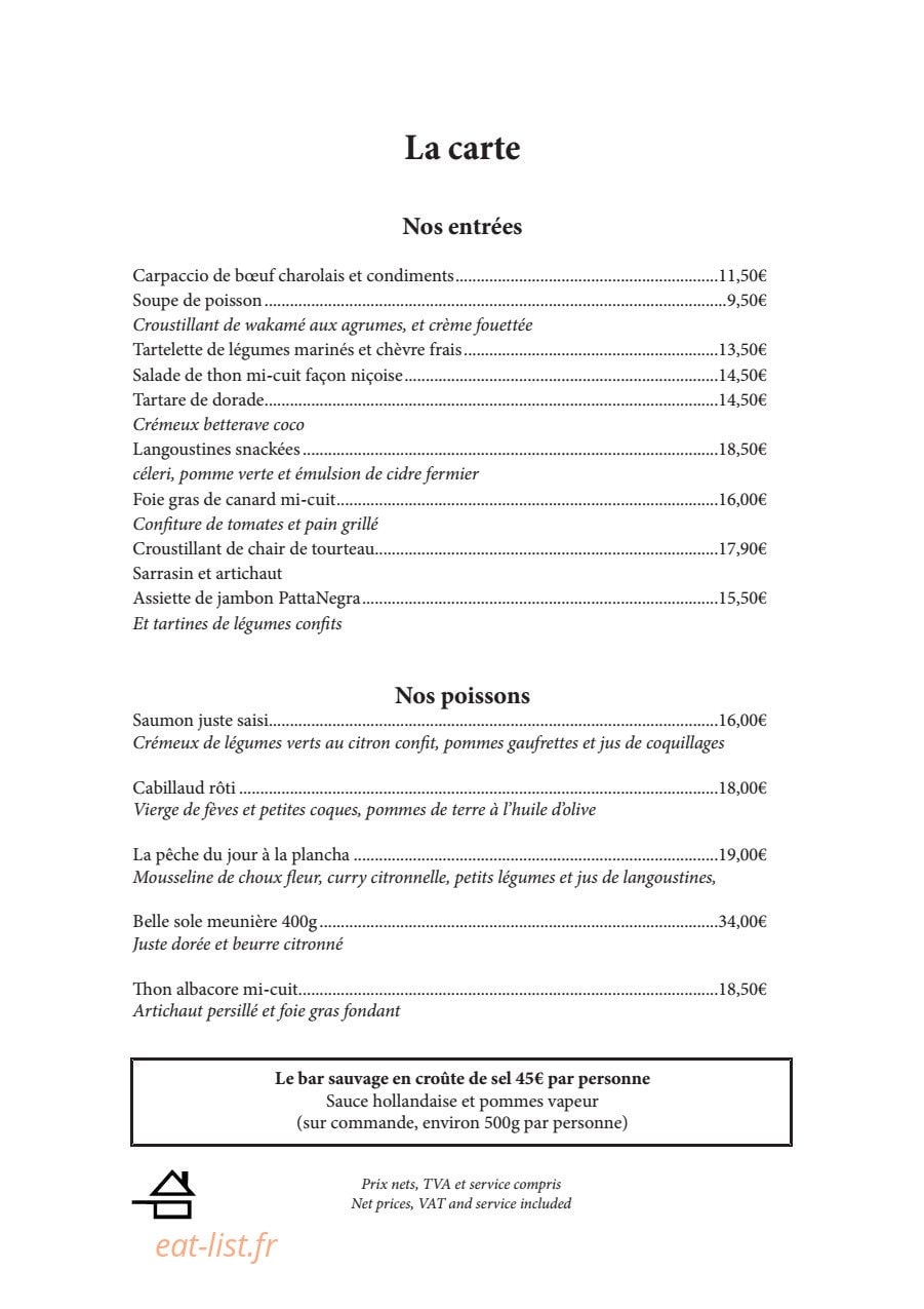 Les Sables Blancs — carte page 6