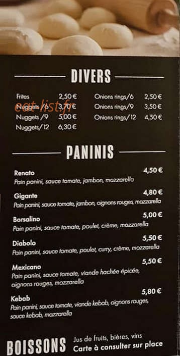 Pizza fab — carte page 5