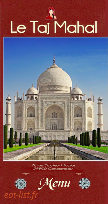 Taj mahal — carte page 1