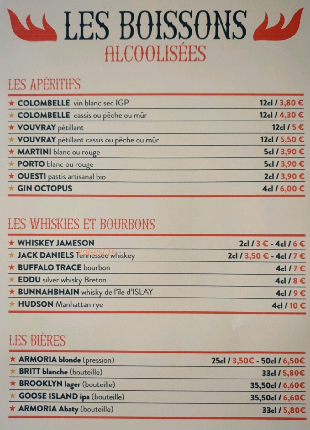 Blues' n' bbq — carte page 8