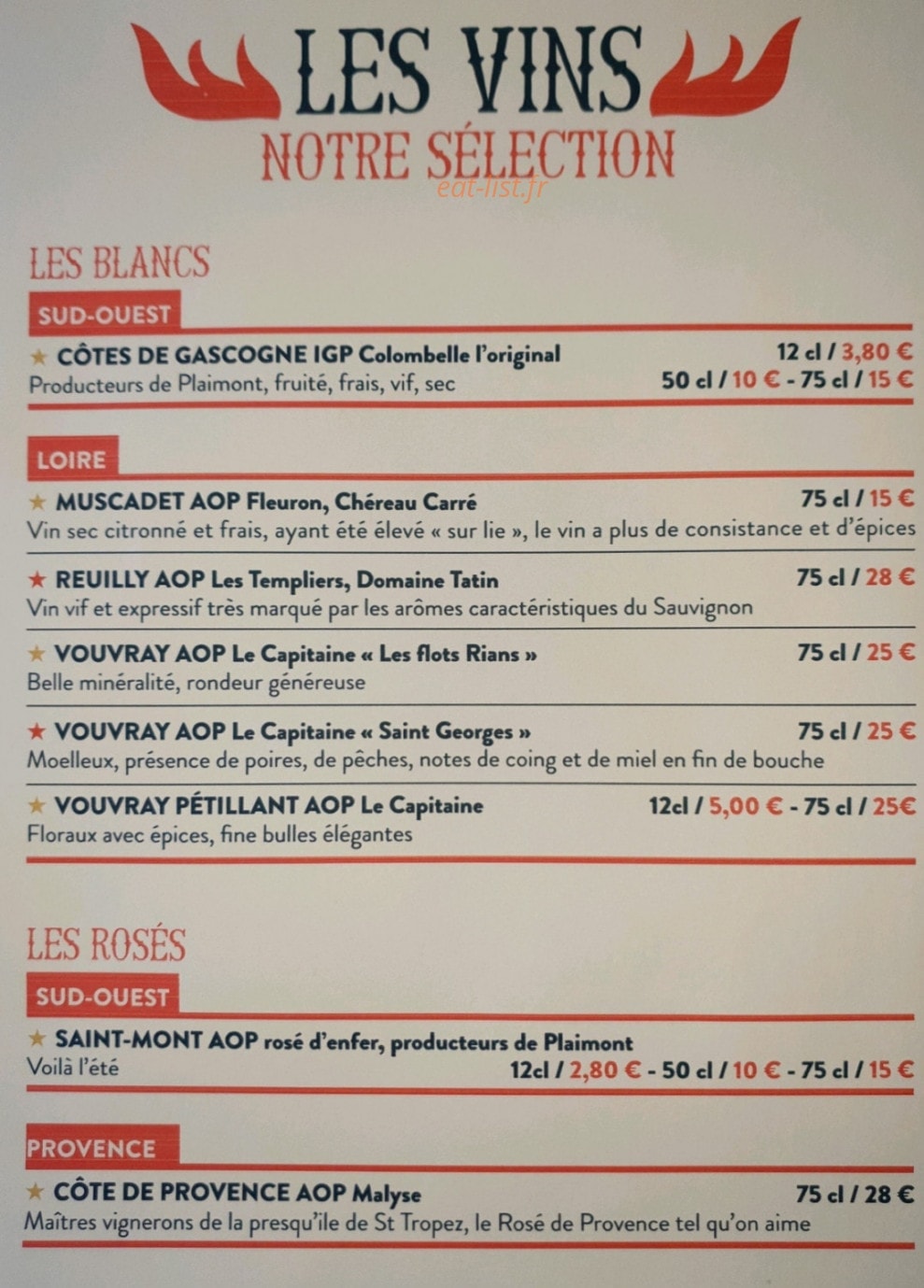 Blues' n' bbq — carte page 6