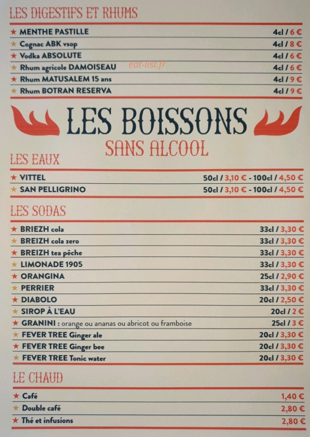 Blues' n' bbq — carte page 9