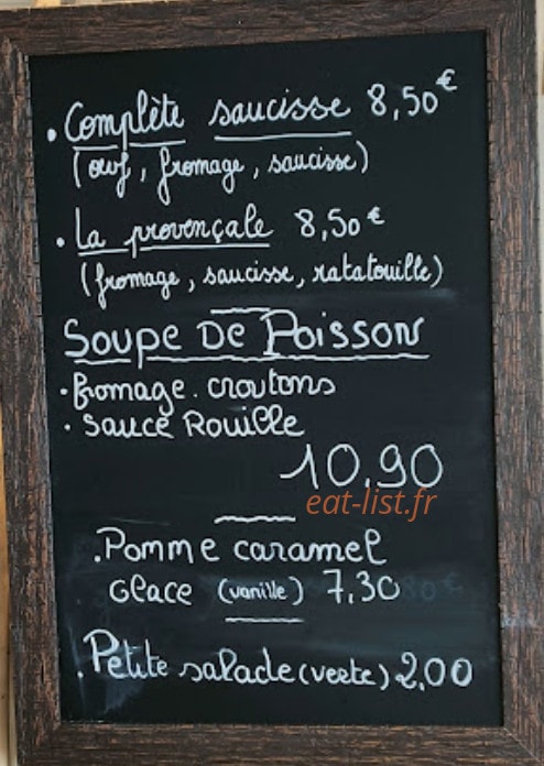 La Marinière — carte page 1