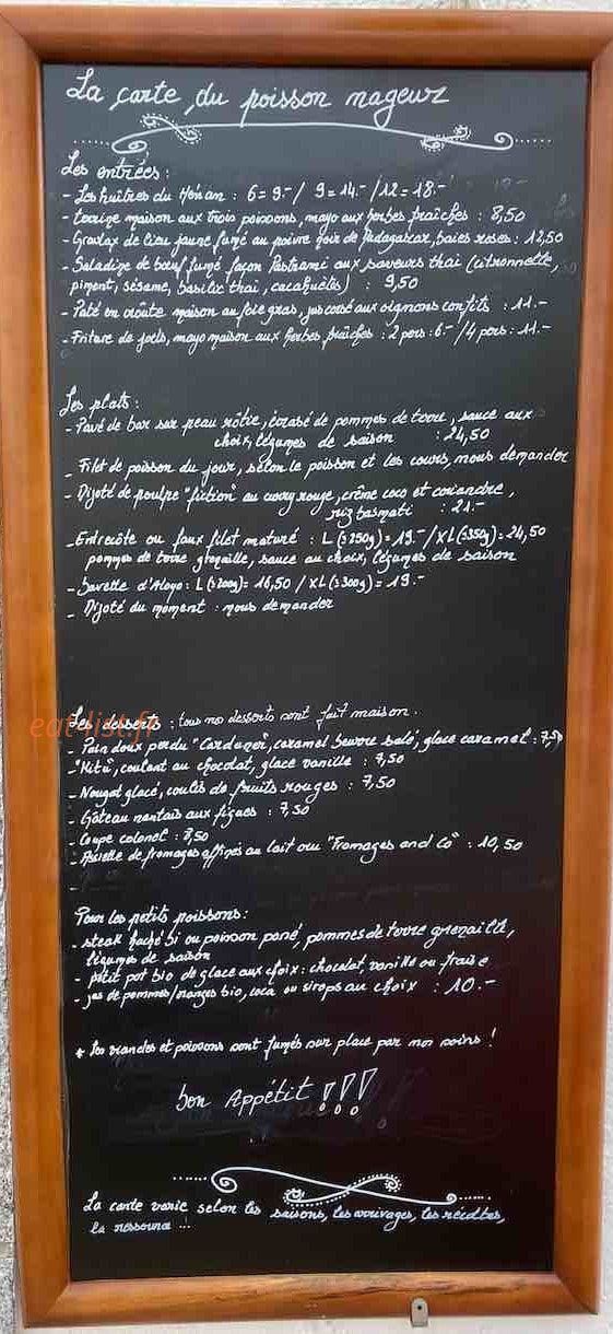 Le Poisson nageur — carte page 1