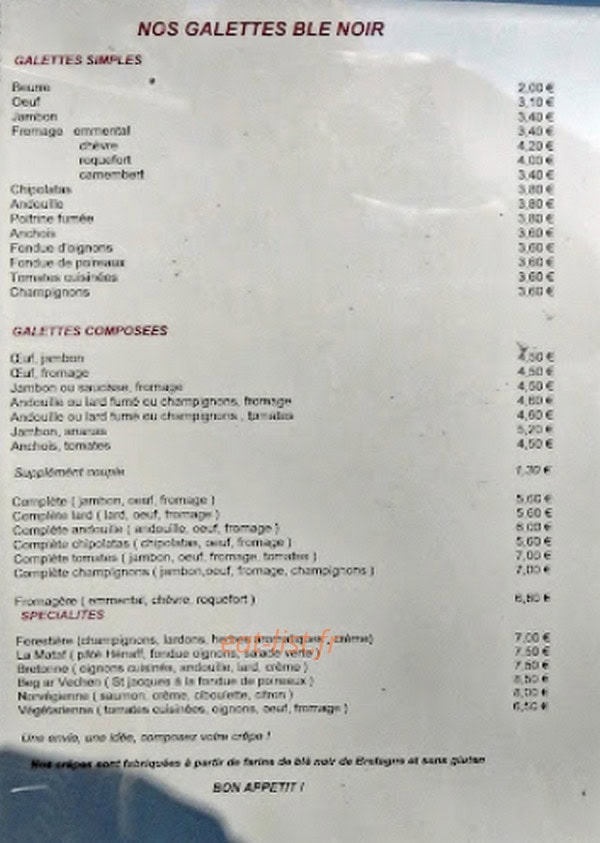 Le Rocher — carte page 1