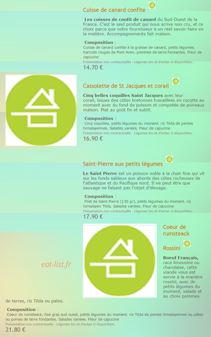 Chez Matty et Matto — carte page 2