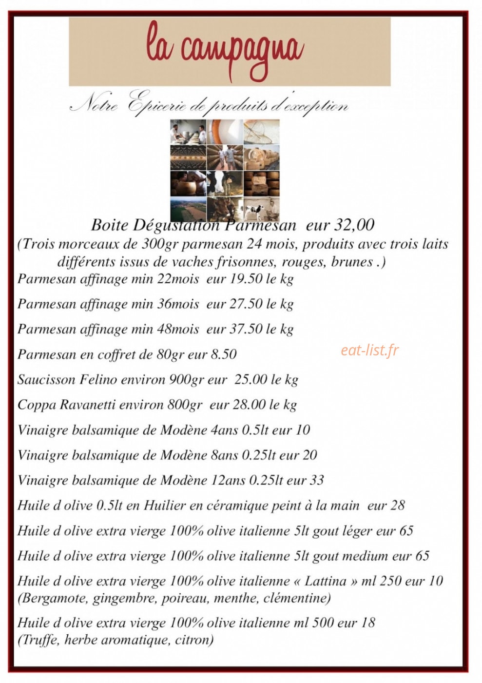 La Campagna — carte page 7