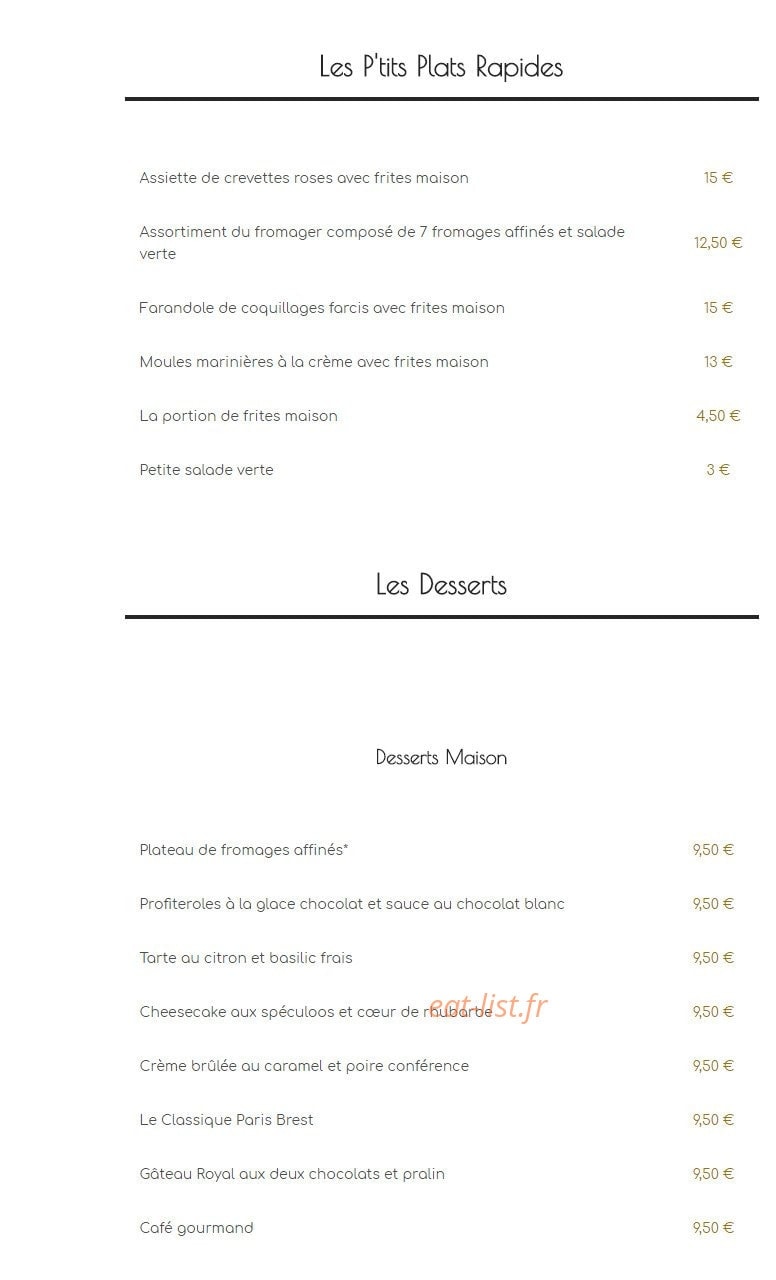 Les Ajoncs d'Or — carte page 3