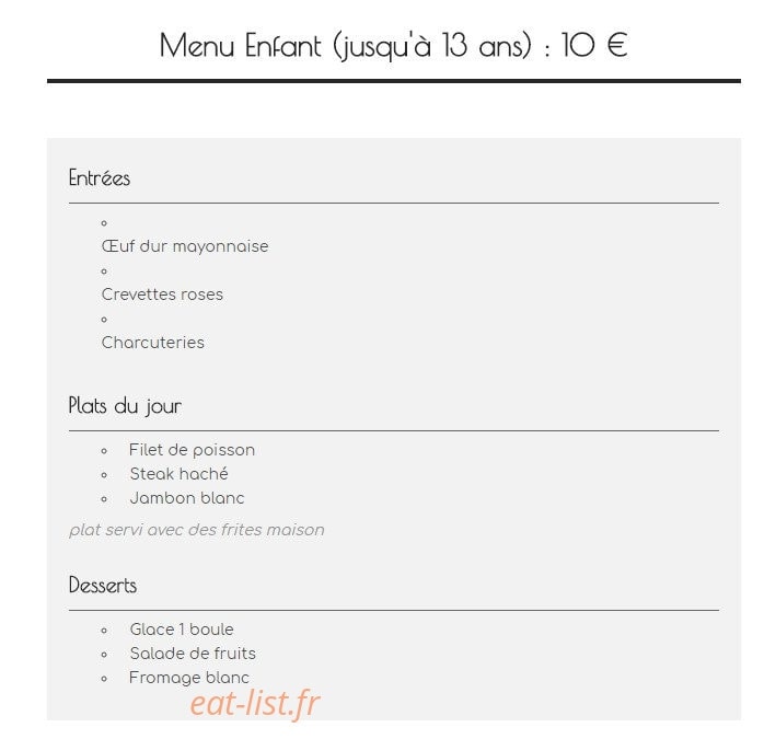 Les Ajoncs d'Or — carte page 5