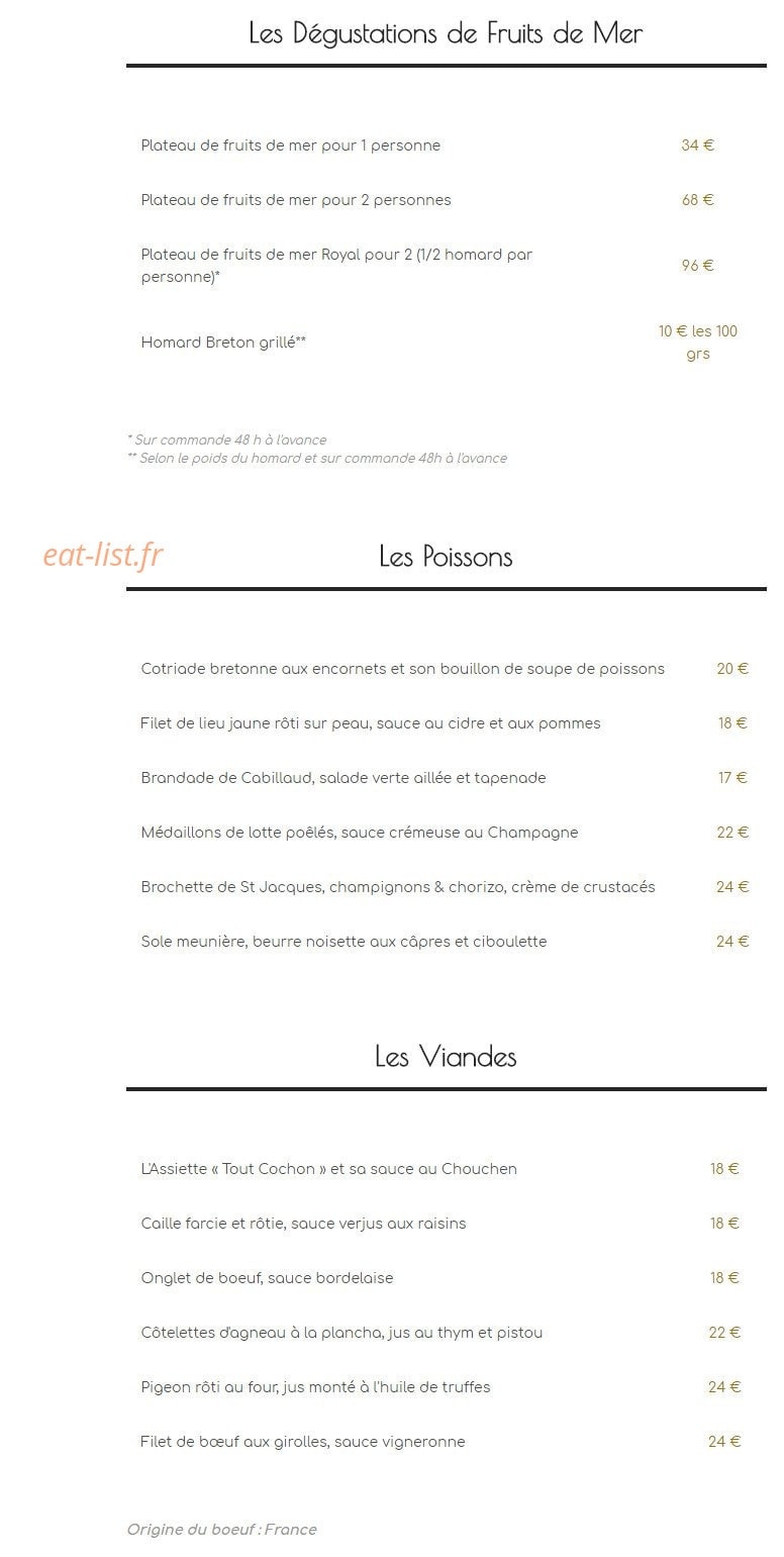 Les Ajoncs d'Or — carte page 2