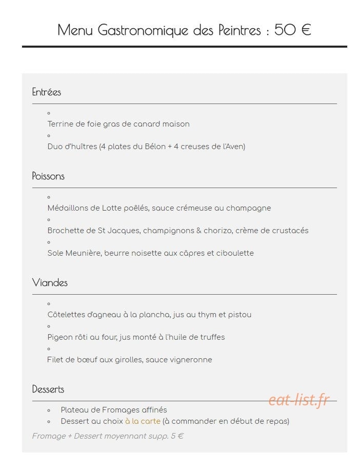 Les Ajoncs d'Or — carte page 9