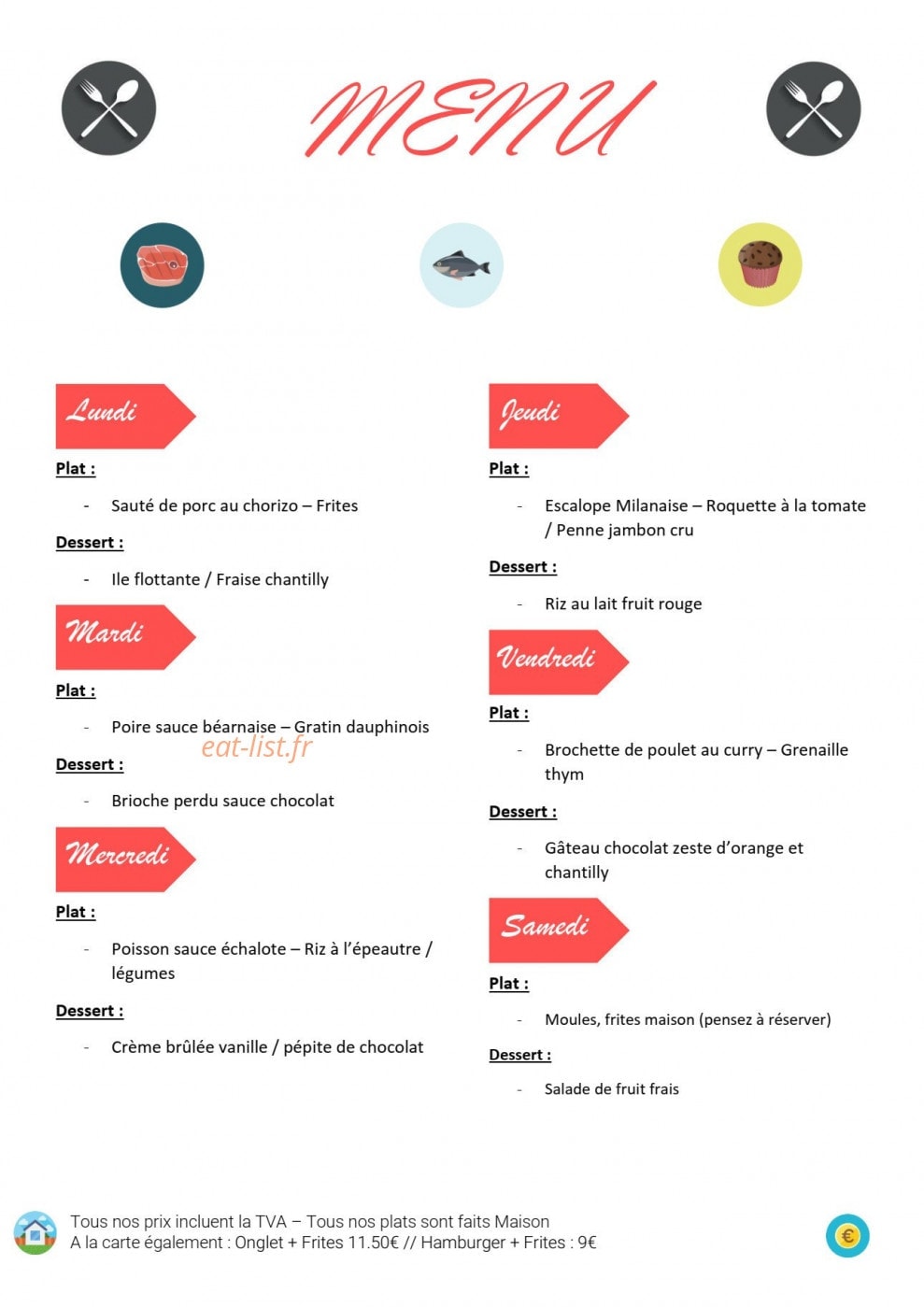 L'Escale — carte page 1