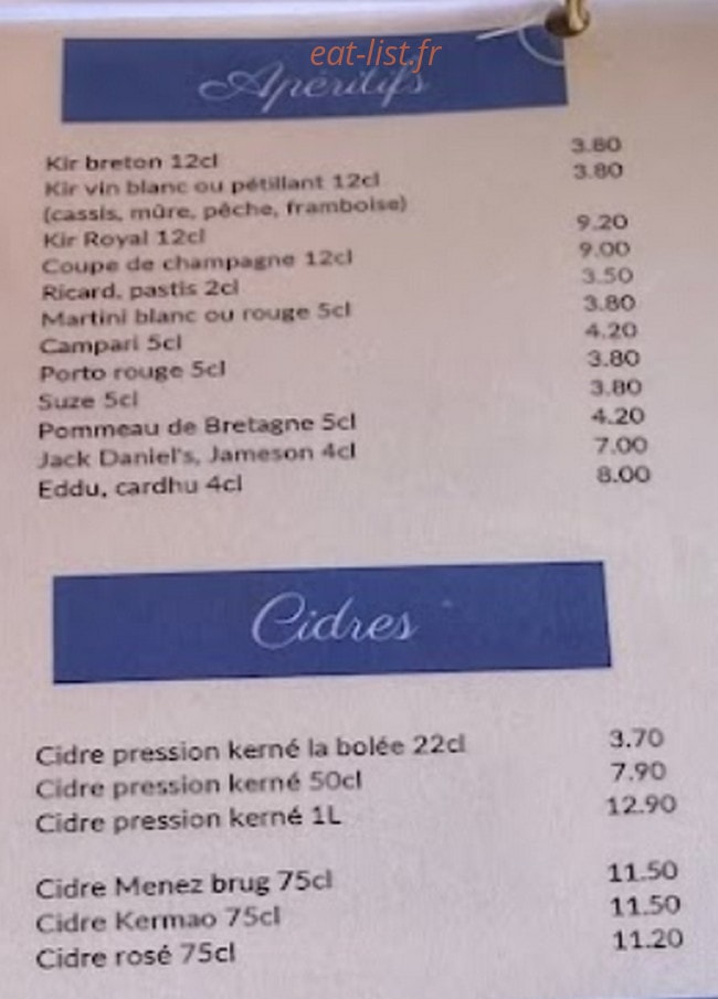 L'effet mer — carte page 4