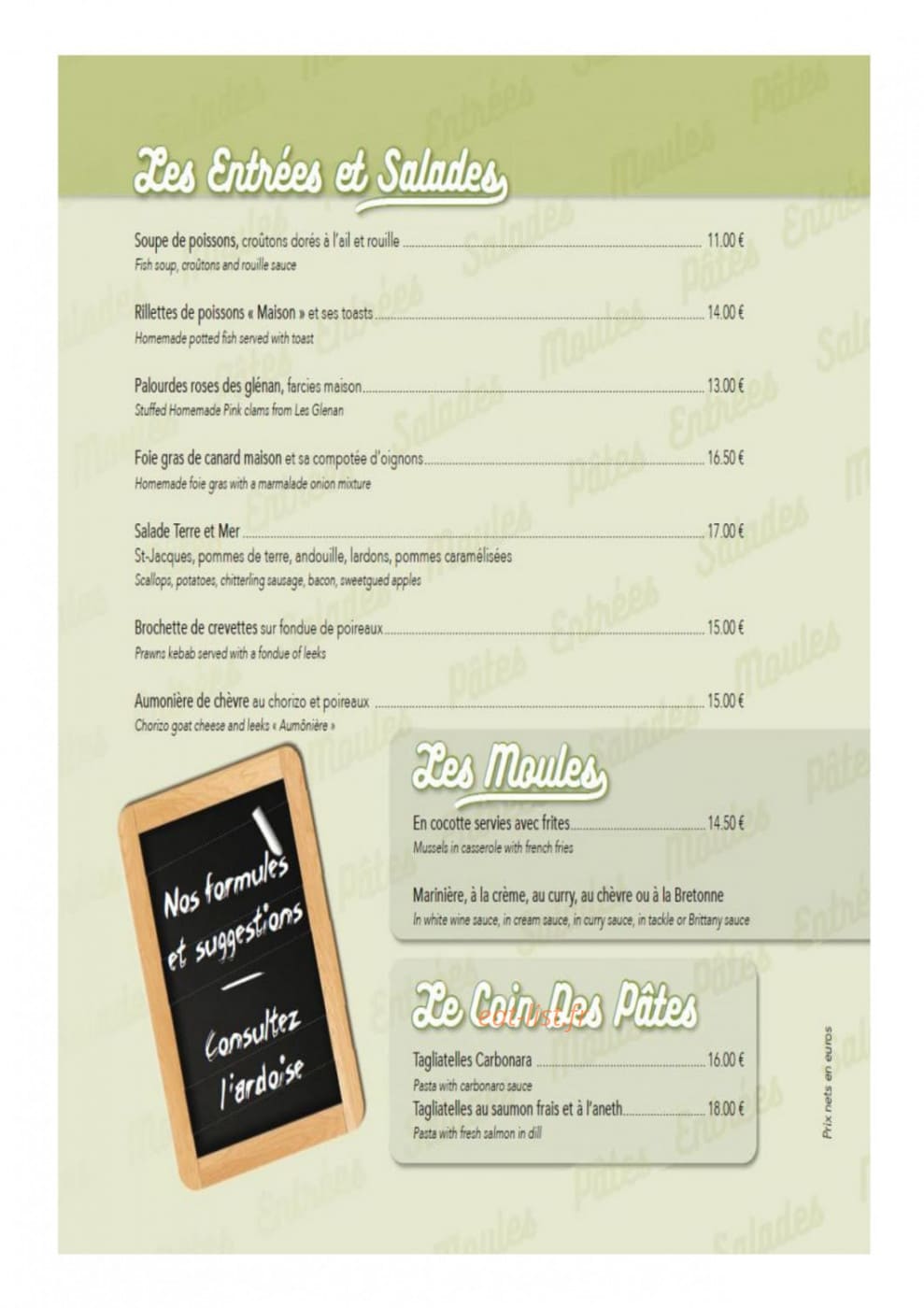La Croisette — carte page 3