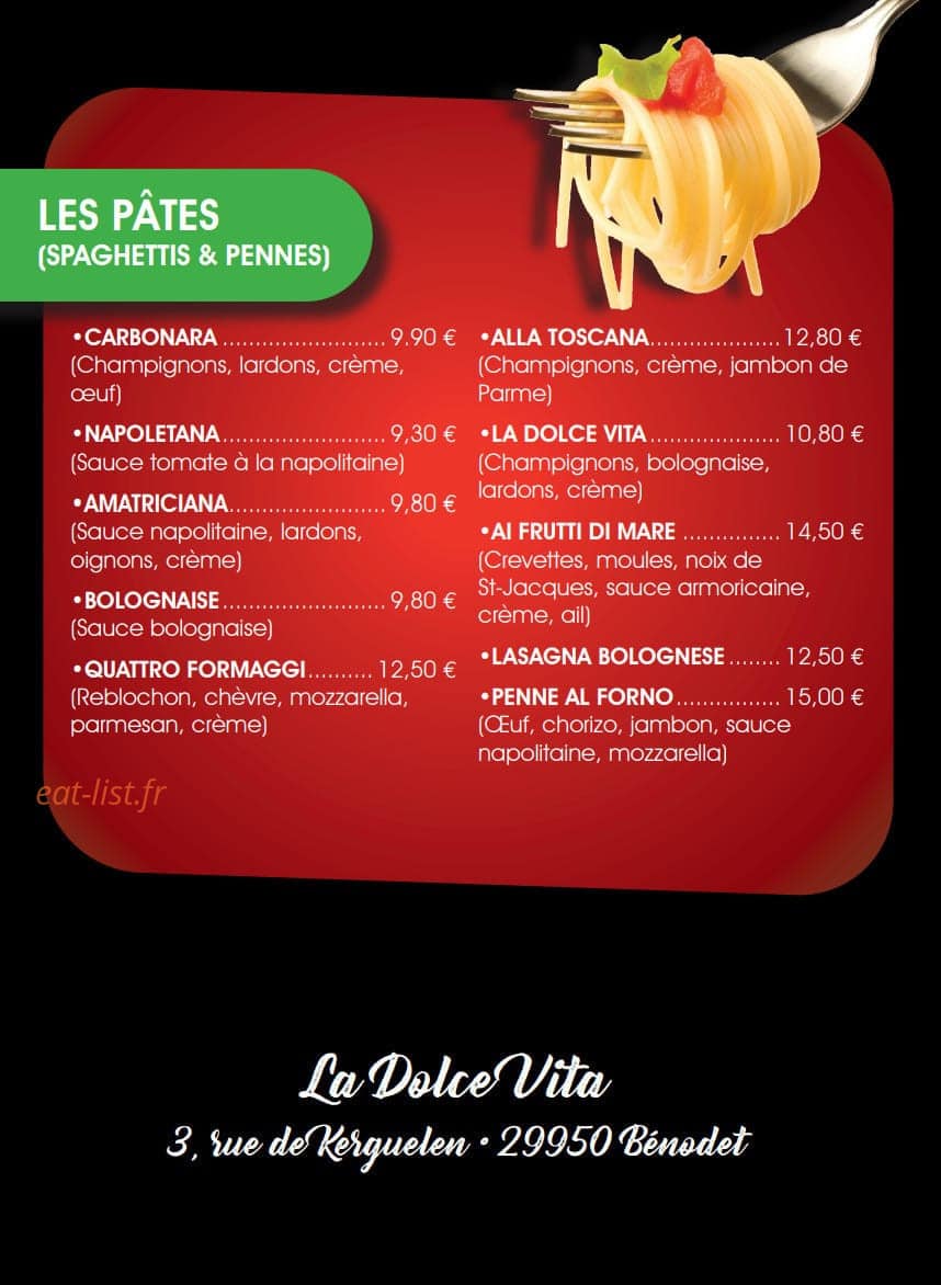 La dolce vita — carte page 8