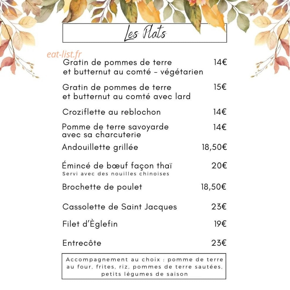 La Pause — carte page 2