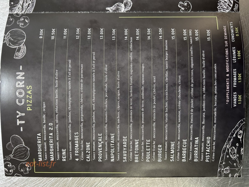 Ty Corn — carte page 1
