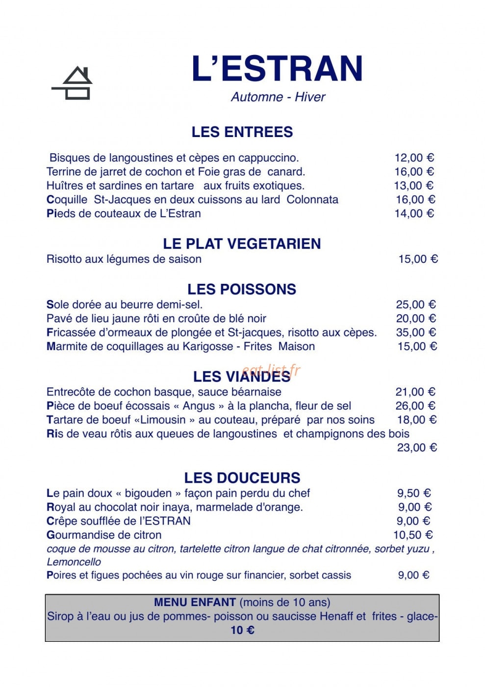 L'estran — carte page 1