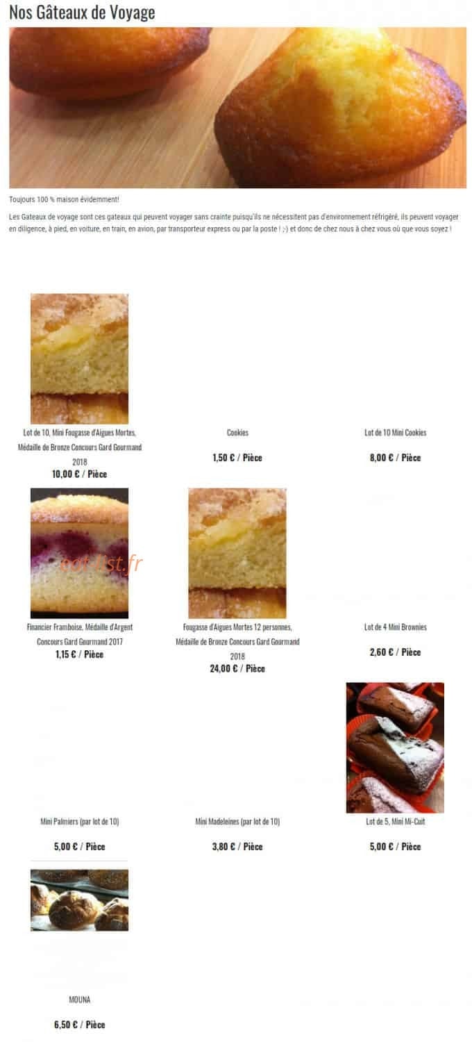 Ador Le Pain — carte page 6
