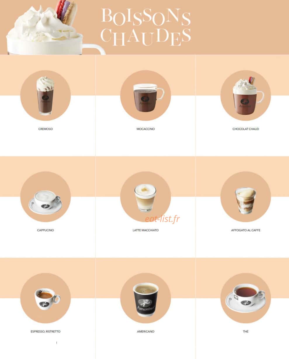 Amorino — carte page 7