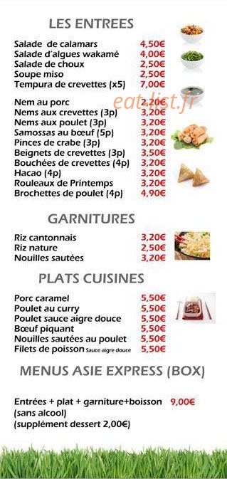 Asie express — carte page 5