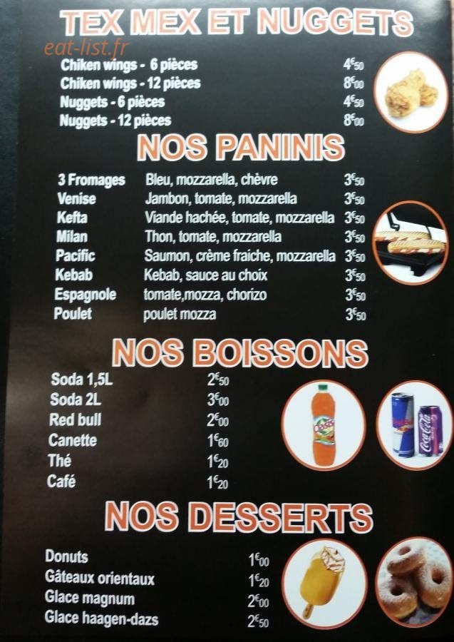 Austral Pizza — carte page 2