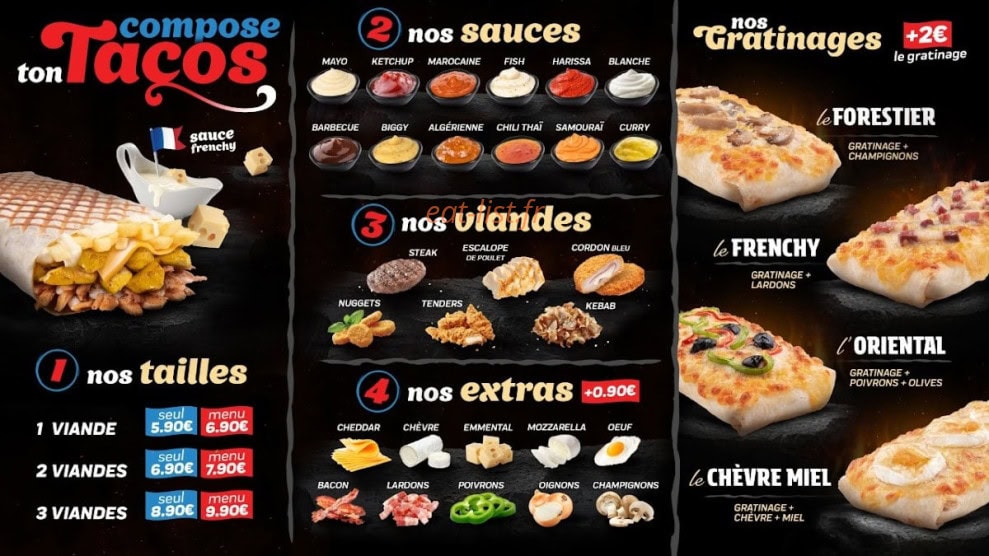 Bun's Burger — carte page 2