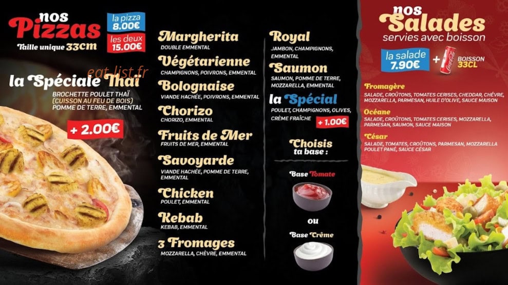Bun's Burger — carte page 4