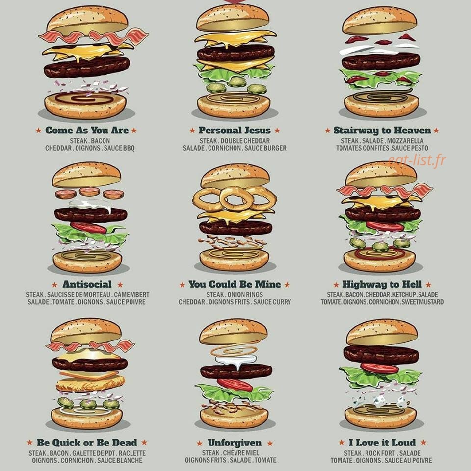 Burger'N'co — carte page 1
