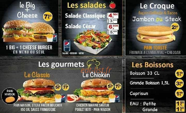 Burger&Tacos — carte page 2