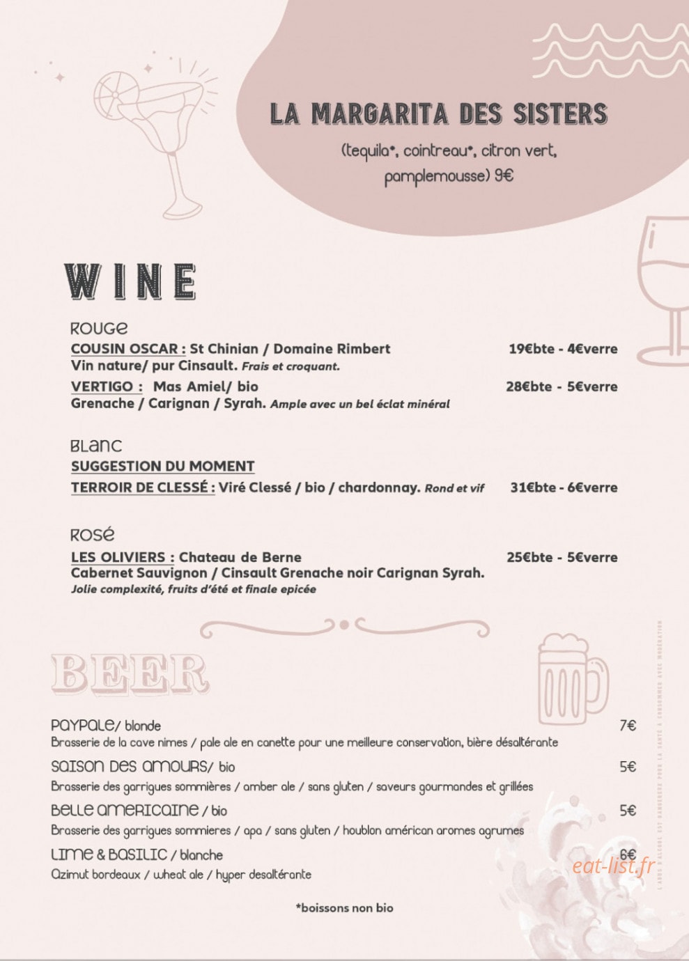 Cali Kitchen — carte page 4