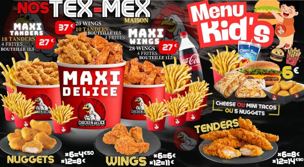 Chicken Delice — carte page 3