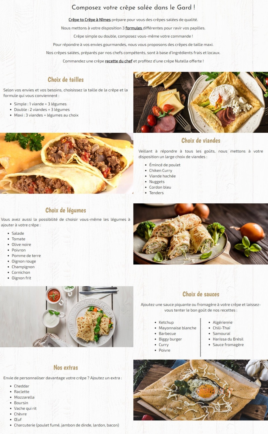 Crêpe to Crêpe — carte page 1